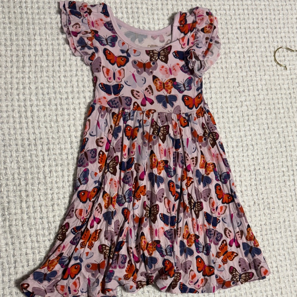 Little Sleepies Multicolor Butterfly Dress